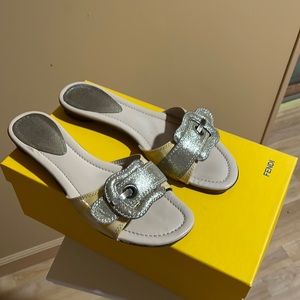 Authentic Fendi Sandals, size 38.5